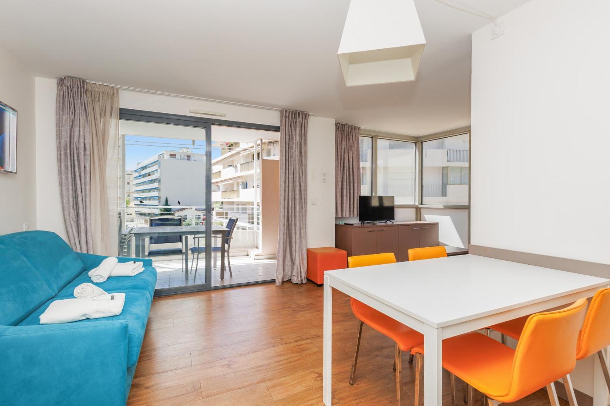 Apartamento Rio - 200 M Plages - App 6pers- Climatise, Terrasse, Piscine, Parking Cannes